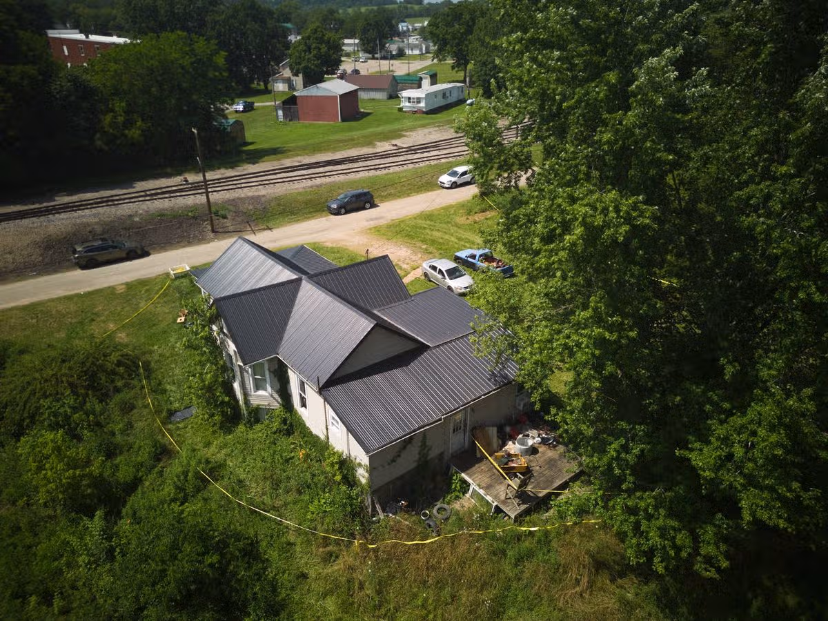 Authorities say they removed 16 children from the home in Hamden, Ohio