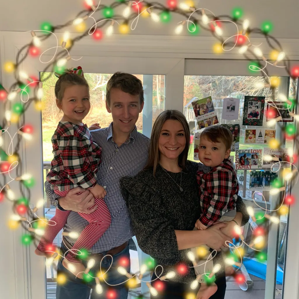 Lindsay Clancy and her family.