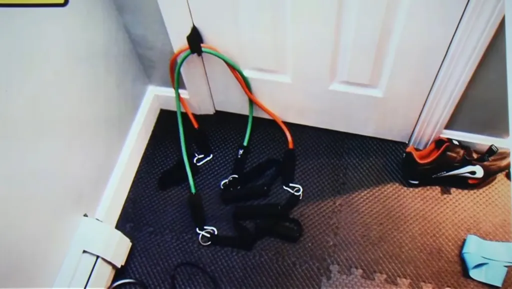 Evidence photo of exercise bands