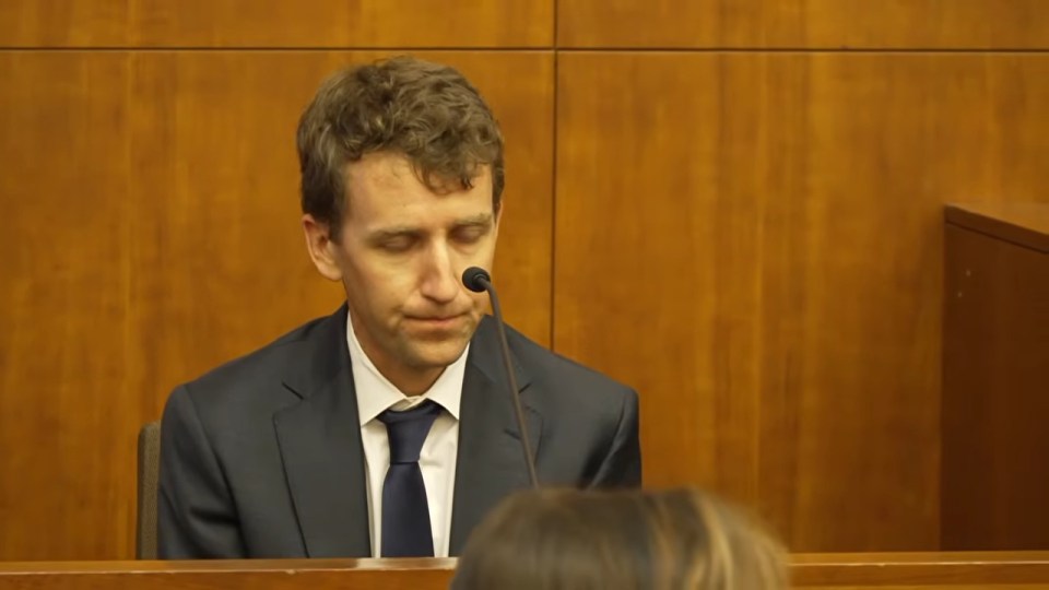 Patrick Clancy testifies during the Lindsay Clancy triple murder trial.