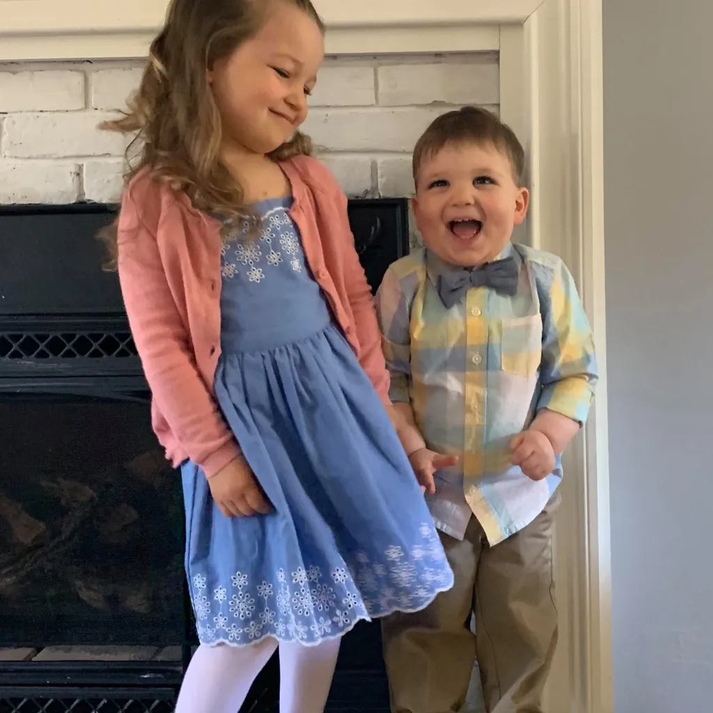 Lindsay Clancy's two kids