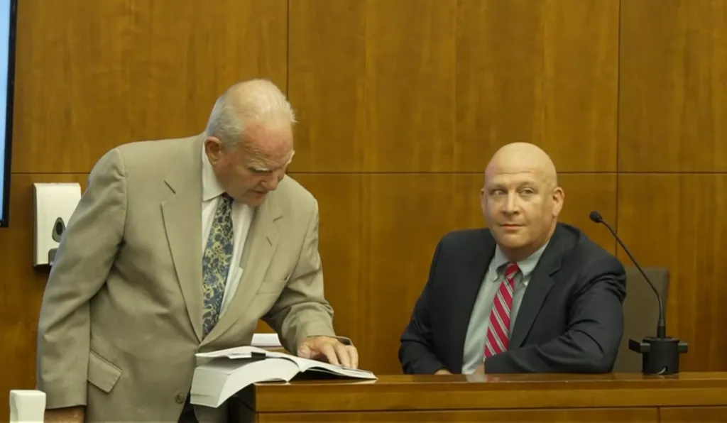attorney Kevin Reddington questions prosecution rebuttal witness Dr. Avram Mack