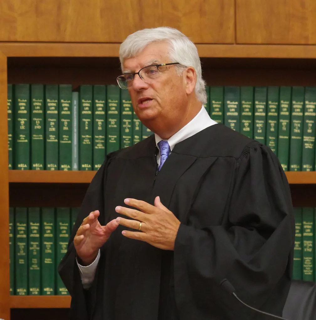 udge William Sullivan speaks to the jury