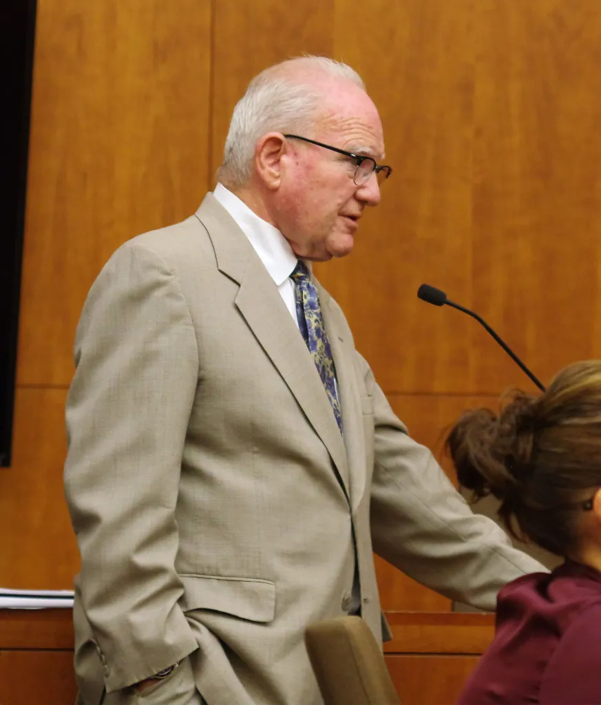 defense attorney Kevin Reddington at trial