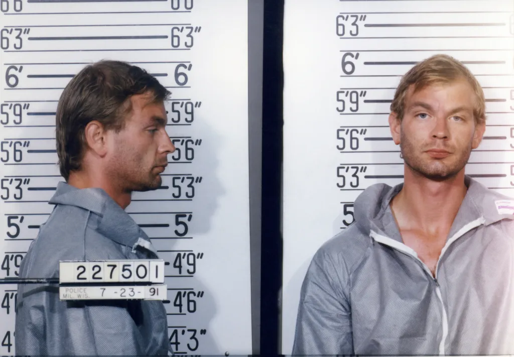 American serial killer Jeffrey Dahmer is pictured.
