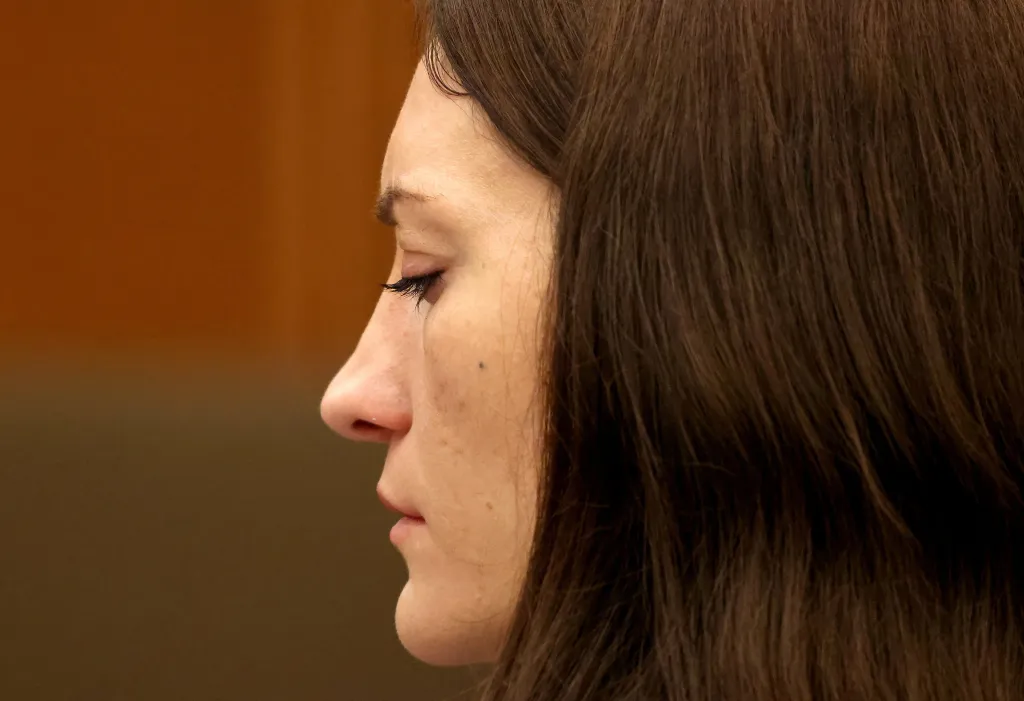 Lindsay Clancy attends her murder trial at Plymouth Superior Court.