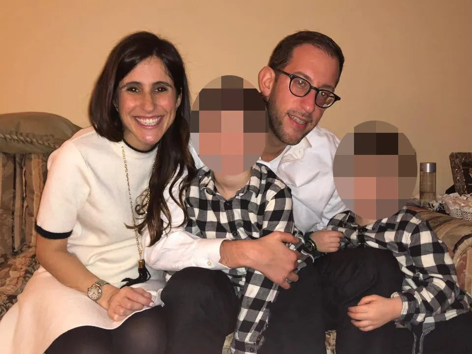 Allison Rahmani, her husband Matthew, and their children.