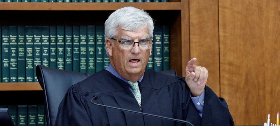 Judge William Sullivan admonishes the prosecution after their witness brought up religion during testimony in the trial of Lindsay Clancy.