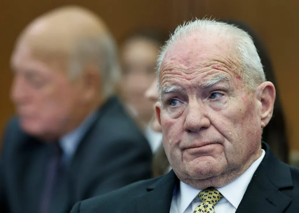 Attorney Kevin Reddington attending a hearing in a courtroom.