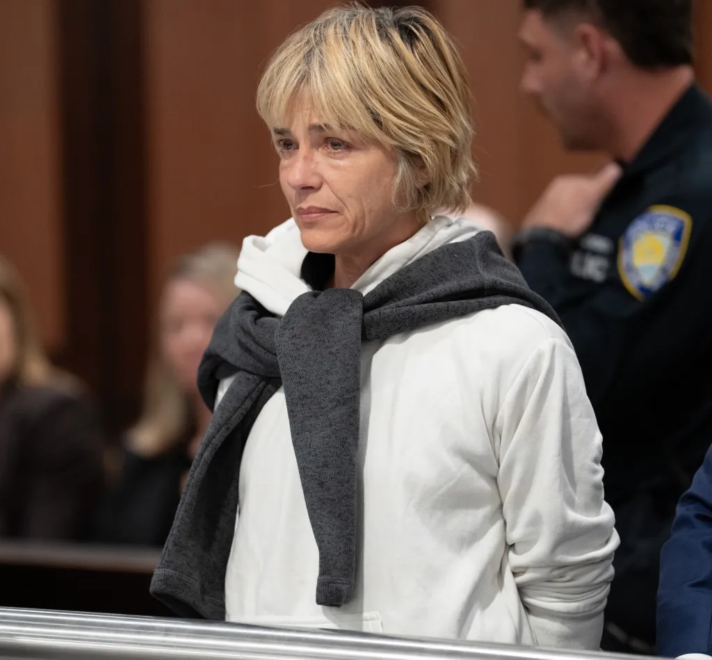 Selma Blair appears in Queens Criminal Court on Monday, Oct. 12, 2026, in the Queens borough of New York.