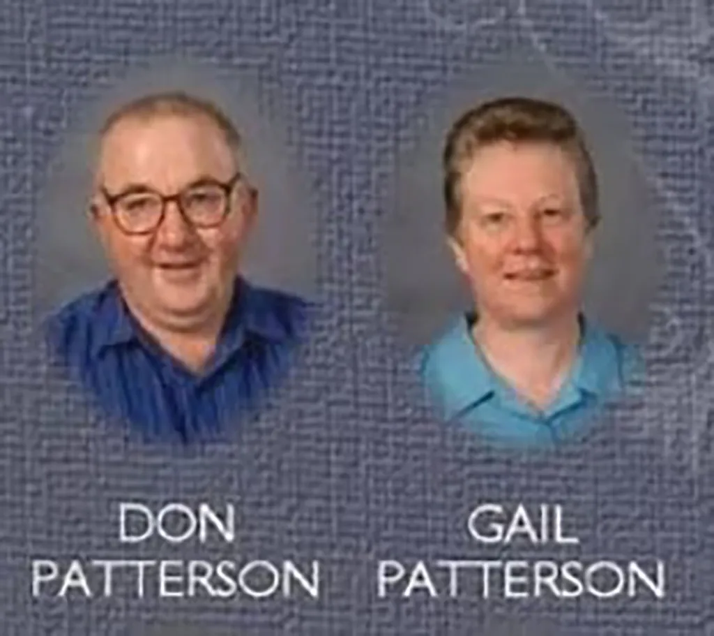 Collage of Don and Gail Patterson.