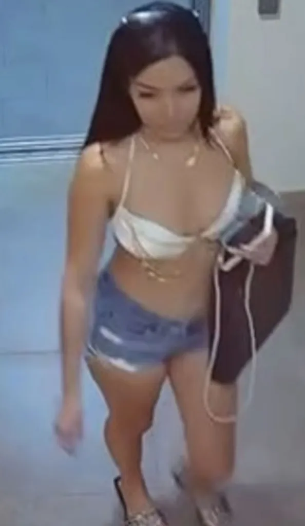 Surveillance still of the woman accused in an incident involving an American citizen in Costa Rica.